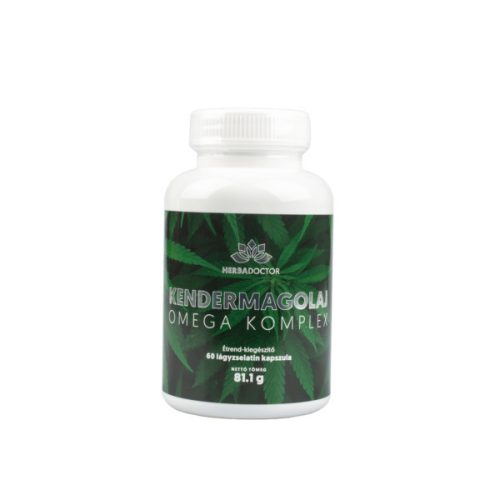 Capsule de ulei de semințe de cânepă, complex Omega 3